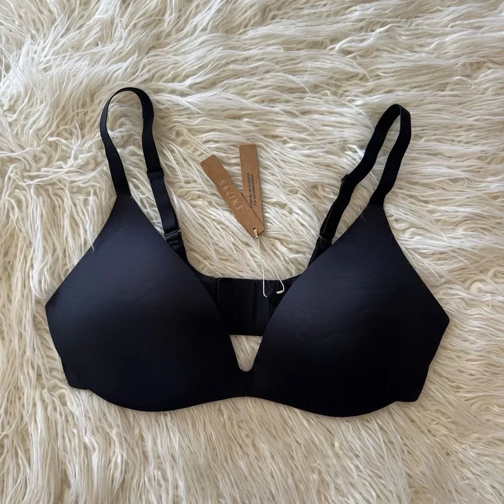 Skims Wireless Super Push up Bra Onyx Size 38C - Picture 2 of 6